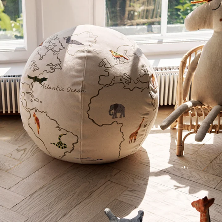 The World Pouf von Ferm Living