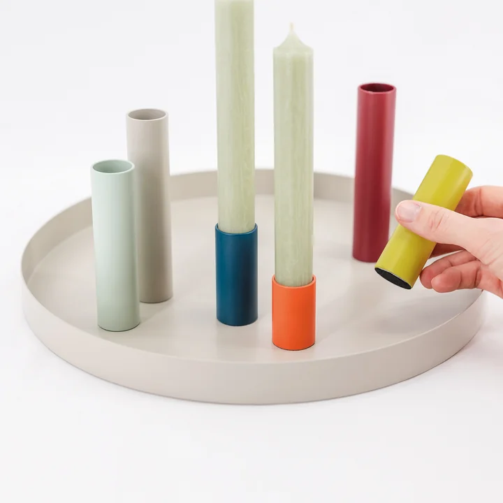 Magnetischer Kerzenhalter von Remember in der Ausführung luna