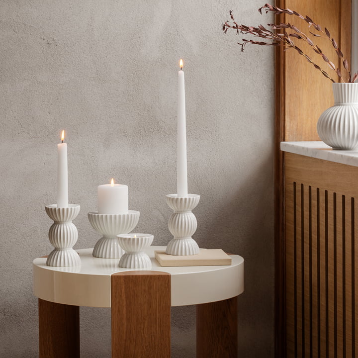 Tura Kerzenhalter von Lyngby Porcelæn
