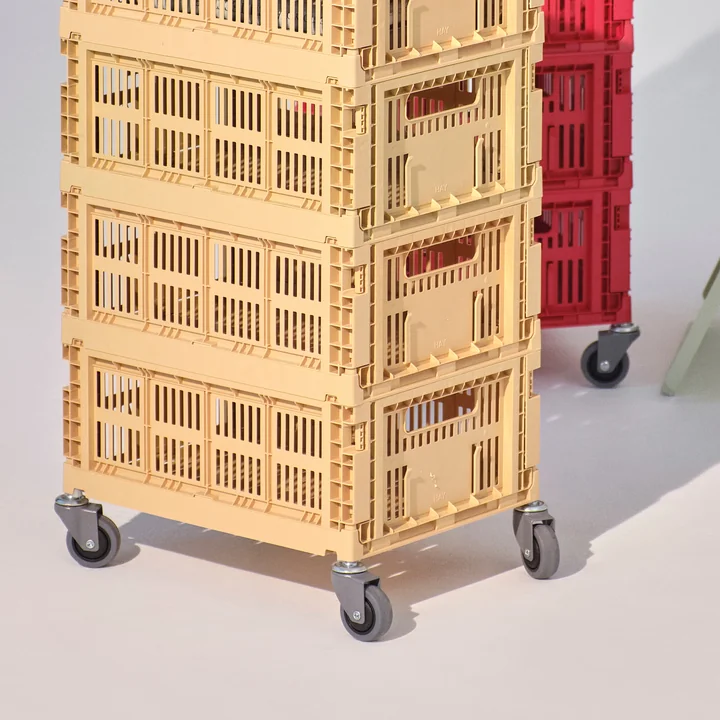 Colour Crate Rollen von HAY