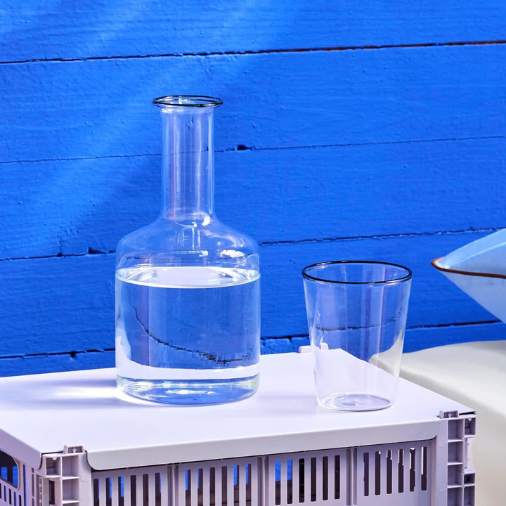 Rim Karaffe und Gläser von HAY