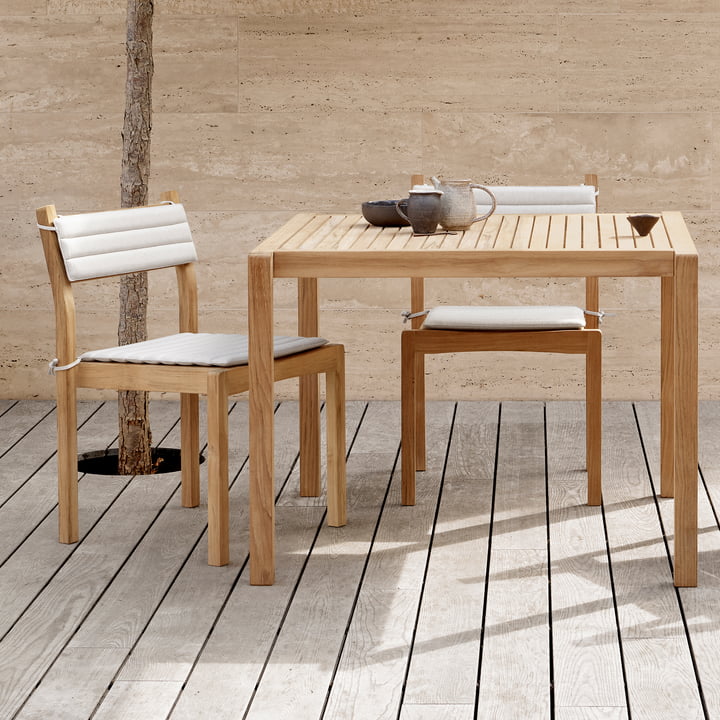 AH501 Gartenstuhl, Teak unbehandelt von Carl Hansen