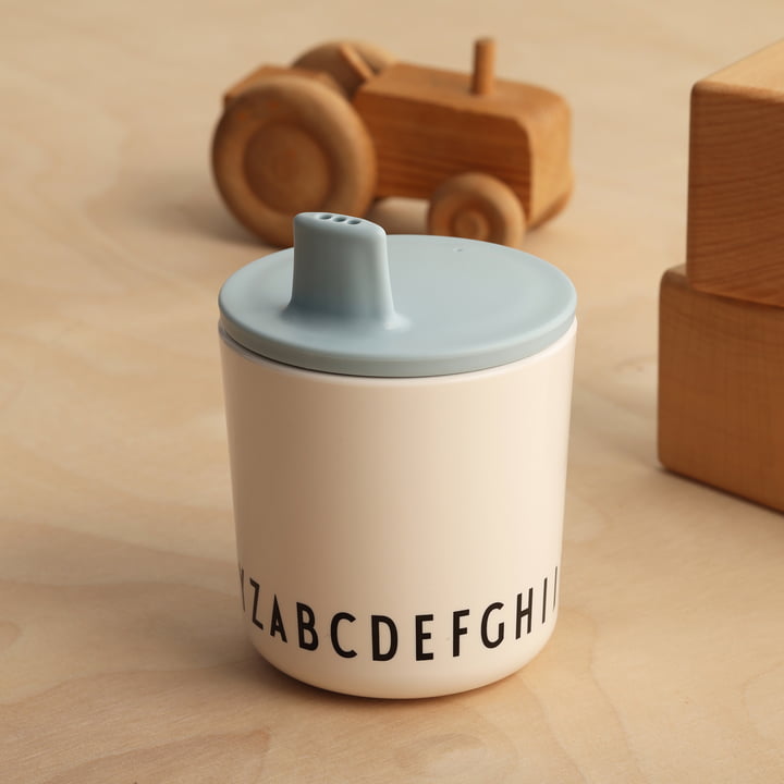 Kids Basic Eco Becher von Design Letters in der Farbe weiß