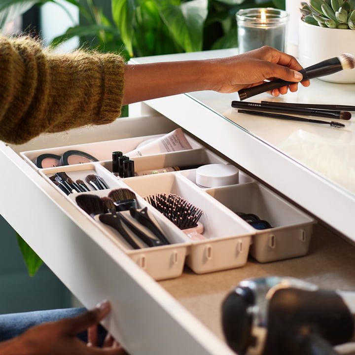 Viva Makeup Organiser, shell (7er-Set) von Joseph Joseph