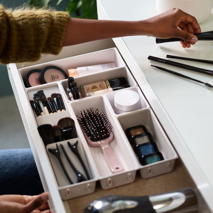 Viva Makeup Organiser, shell (7er-Set) von Joseph Joseph