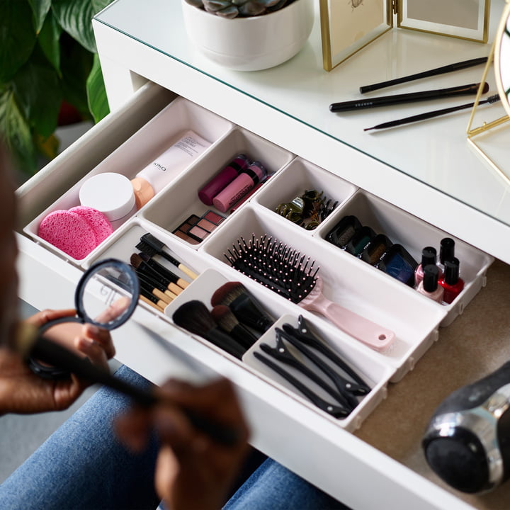 Viva Makeup Organiser, shell (7er-Set) von Joseph Joseph