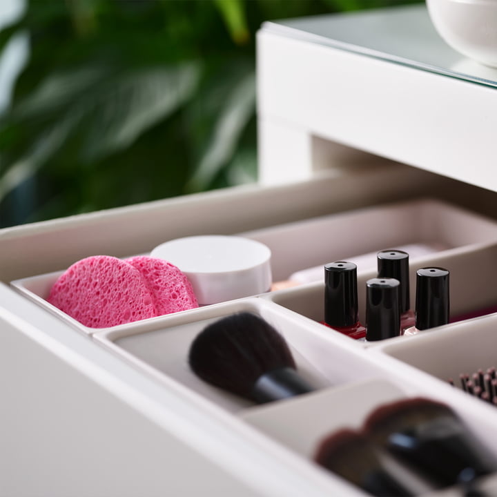 Viva Makeup Organiser, shell (7er-Set) von Joseph Joseph