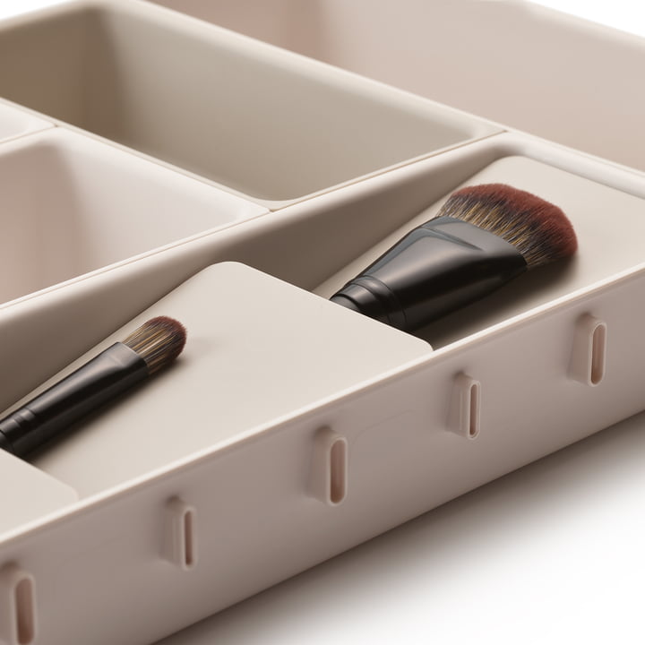 Viva Makeup Organiser, shell (7er-Set) von Joseph Joseph