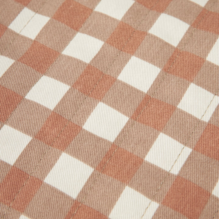 Hyde Park Stoffdetail terracotta checks von Nobodinoz