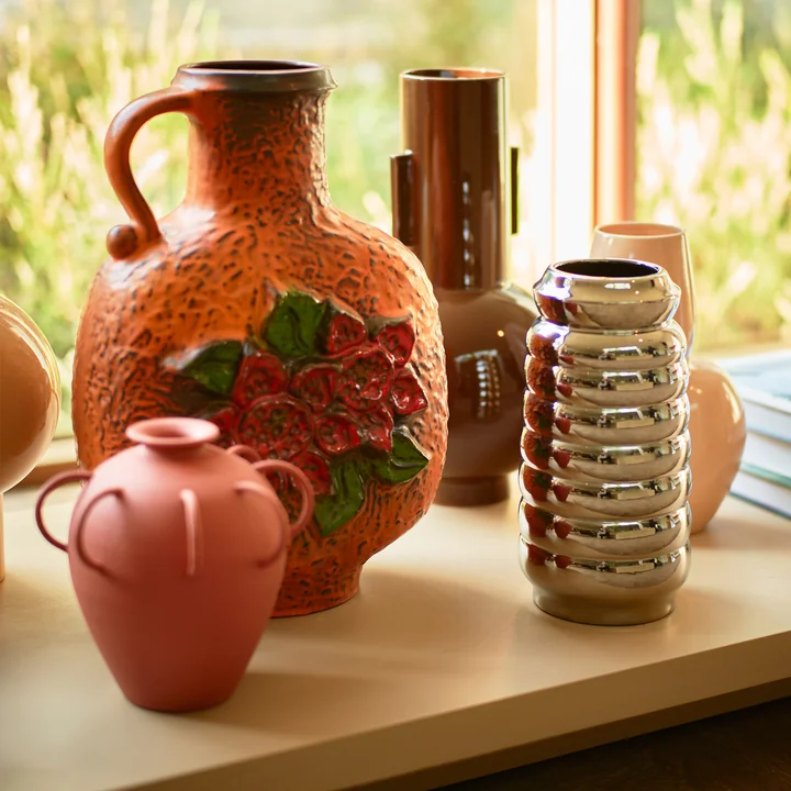 Keramik Vase, chrom von HKliving