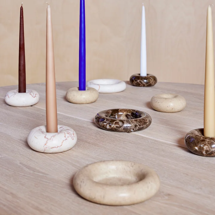 Savi Marmor Kerzenständer von OYOY