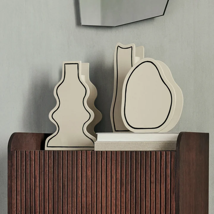Paste Vasen von Ferm Living in der Farbe off-white