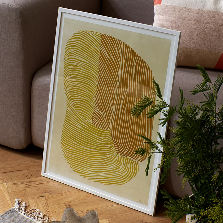 Yellow Reef von Rebecca Hein von The Poster Club