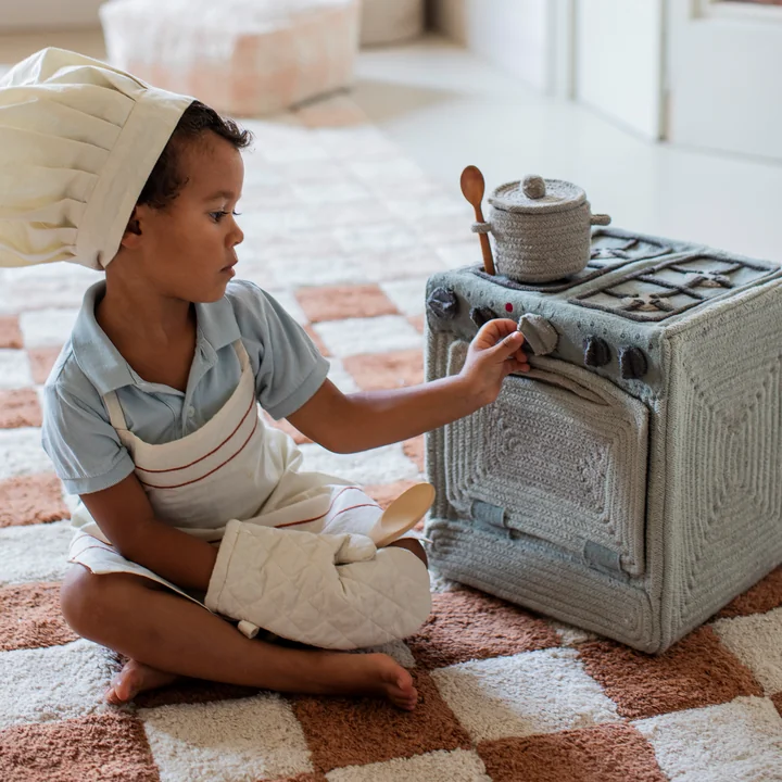 Spiel- und Aufbewahrungskorb, Küche, salbei blau von Lorena Canals