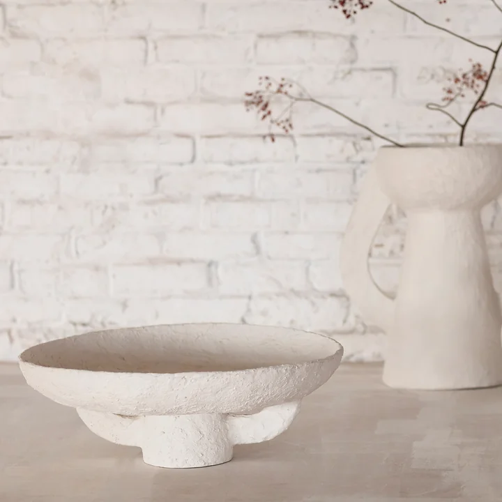 Earth Schale von Serax in der Farbe weiß