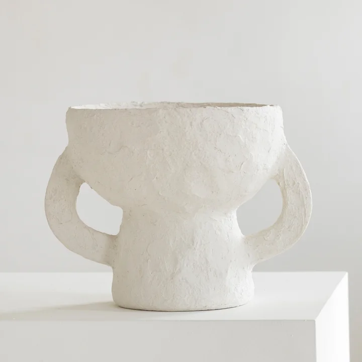 Earth Vase von Serax in der Farbe weiß