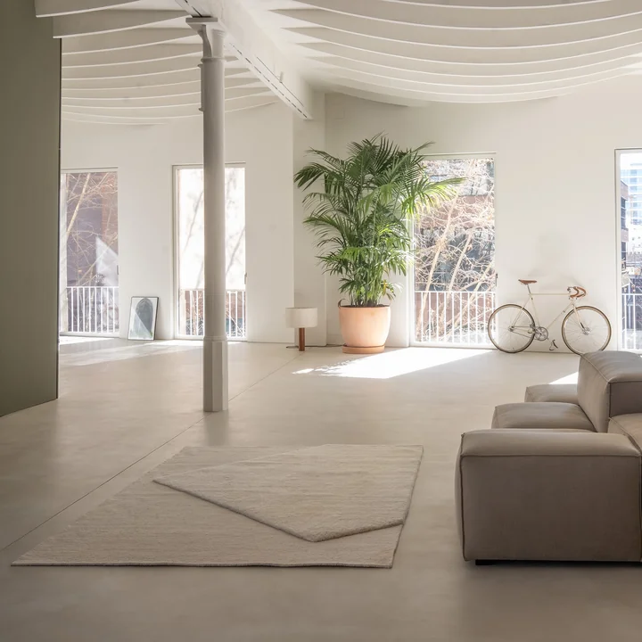 Oblique Wollteppich von nanimarquina