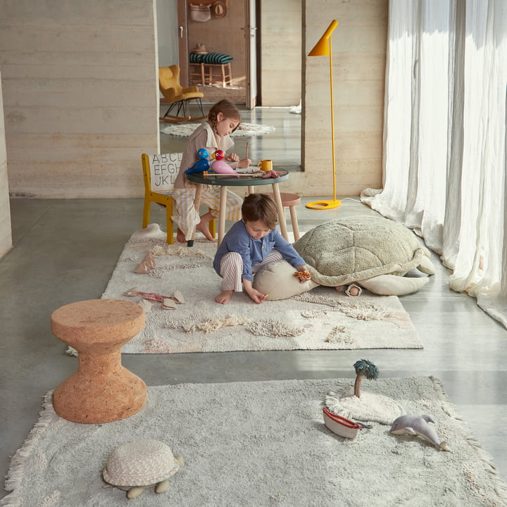 Sea Turtle Pouf von Lorena Canals