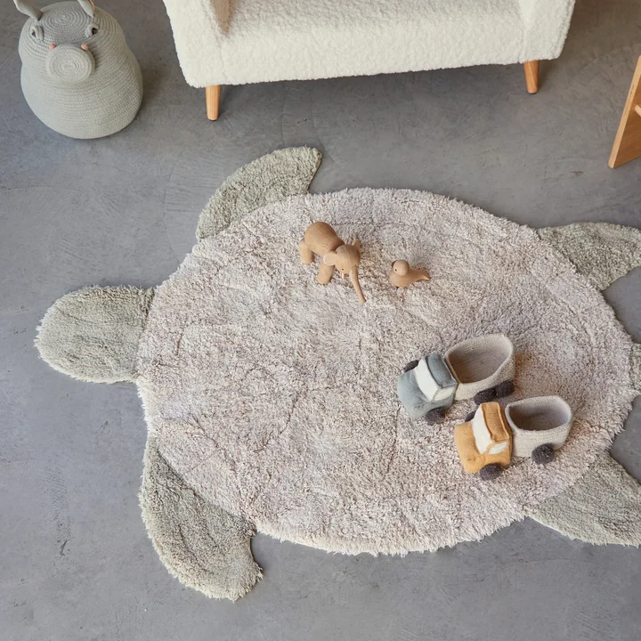 Sea Turtle Teppich von Lorena Canals