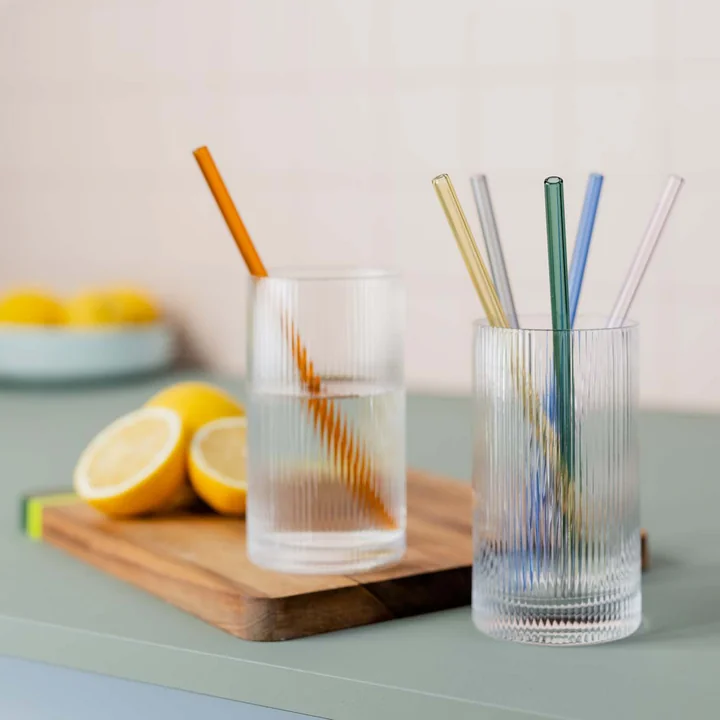 Glastrinkhalme von Remember