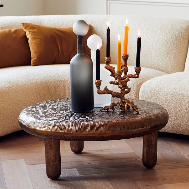 Pols Potten - Bubbles & Bottles Karaffe, matt schwarz & weiß 