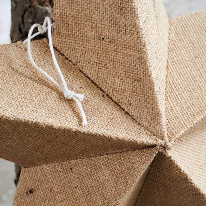 Jute Stern von House Doctor in der Ausführung natur