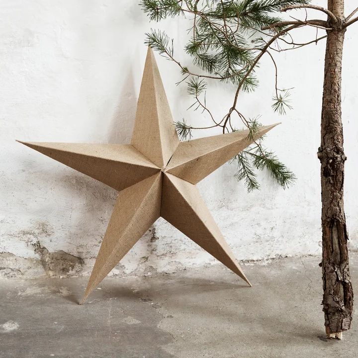 Jute Stern von House Doctor in der Ausführung natur