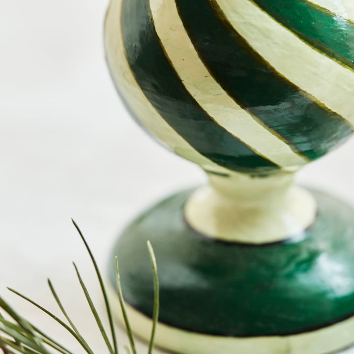 Sats Kerzenständer von House Doctor in der Farbe grün