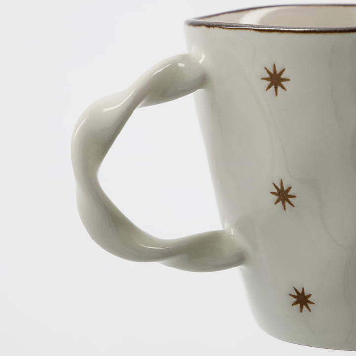 Starry Tasse von House Doctor in der Farbe weiß (2er-Set)