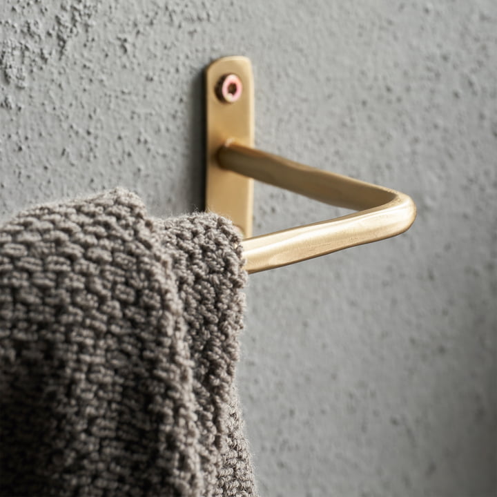 Welo Handtuchhalter von House Doctor in der Ausführung Messing