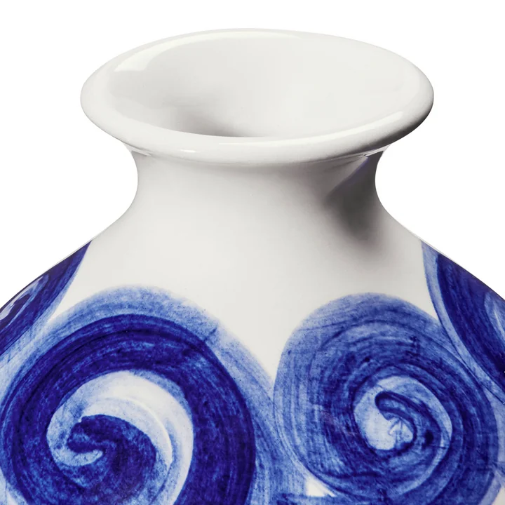 Tulle Vase von Kähler Design in der Farbe blau