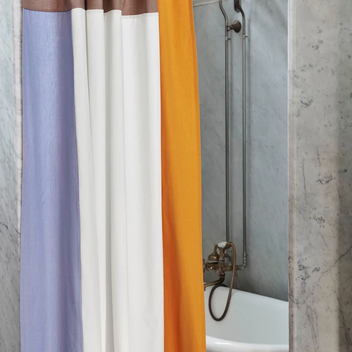 Pivot Duschvorhang, 200 x 180 cm, cream von HAY