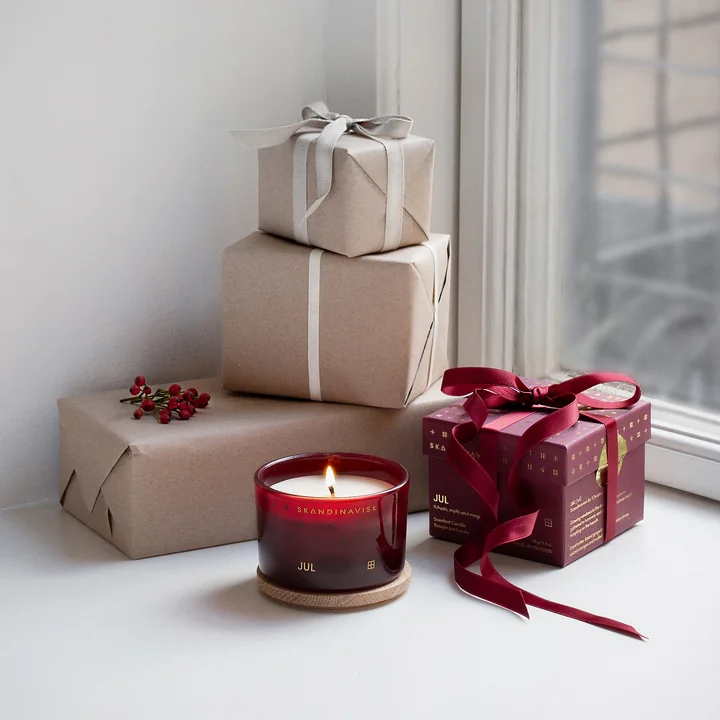 Duftkerze mit Deckel Jul von Skandinavisk