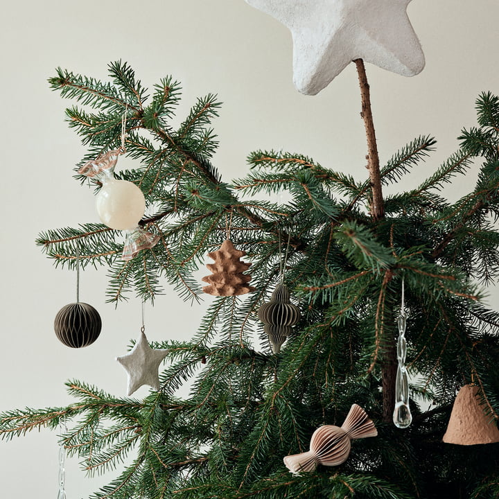 Christmas Pulp Deko-Anhänger von Broste Copenhagen