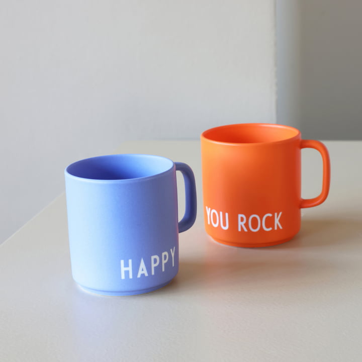 AJ Favourite Porzellan Becher mit Henkel von Design Letters