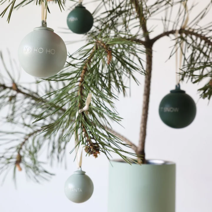 Design-Letters-X-MAS-Stories-Deko-Anhaenger-4-cm-dark-green-dusty-green-4er-Set-A1