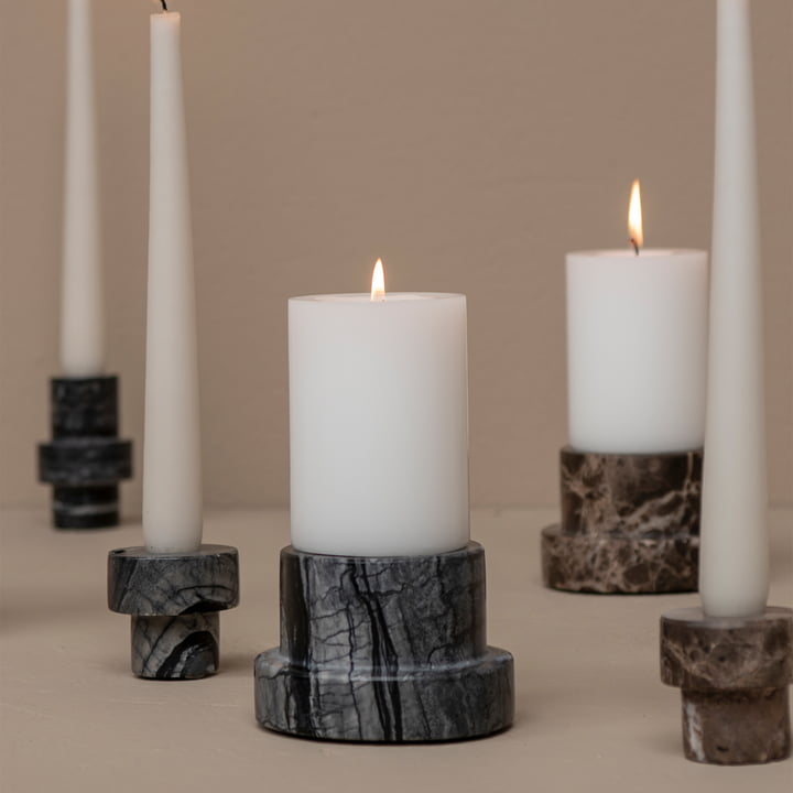 Marble Kerzenhalter von Mette Ditmer