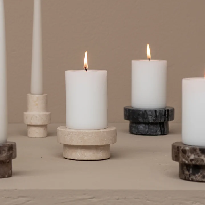 Marble Kerzenhalter von Mette Ditmer