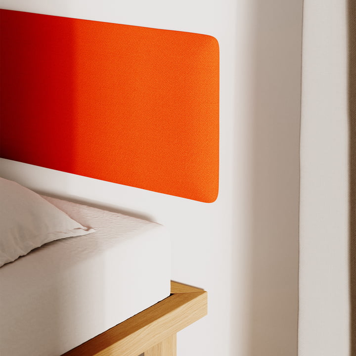 OUT Objekte unserer Tage - Frey Kopfteil, reinorange (Vidar 4 0542 by Kvadrat)