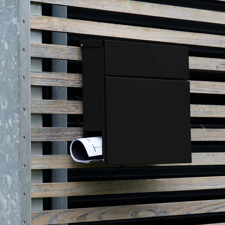 Briefkasten Letterman VI mit Zeitungsrolle von Radius Design