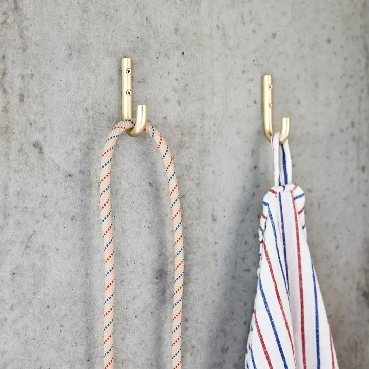 OYOY - Pieni Haken, brass (2er-Set)