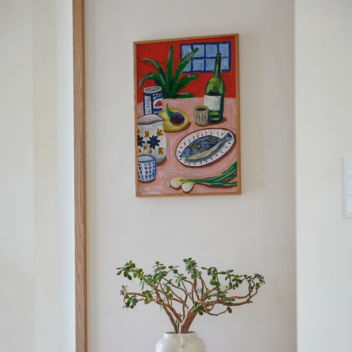 Composition with Fish Poster von Paper Collective 