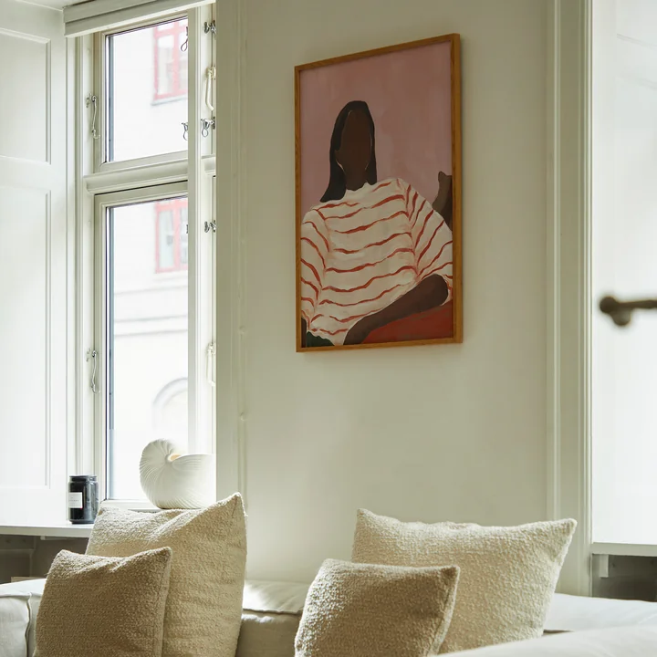 Red Stripes Poster von Paper Collective