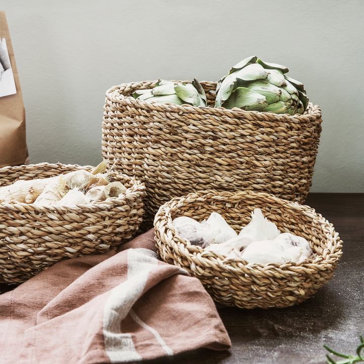 Bread Korb, natur (2er-Set) von Nicolas Vahé