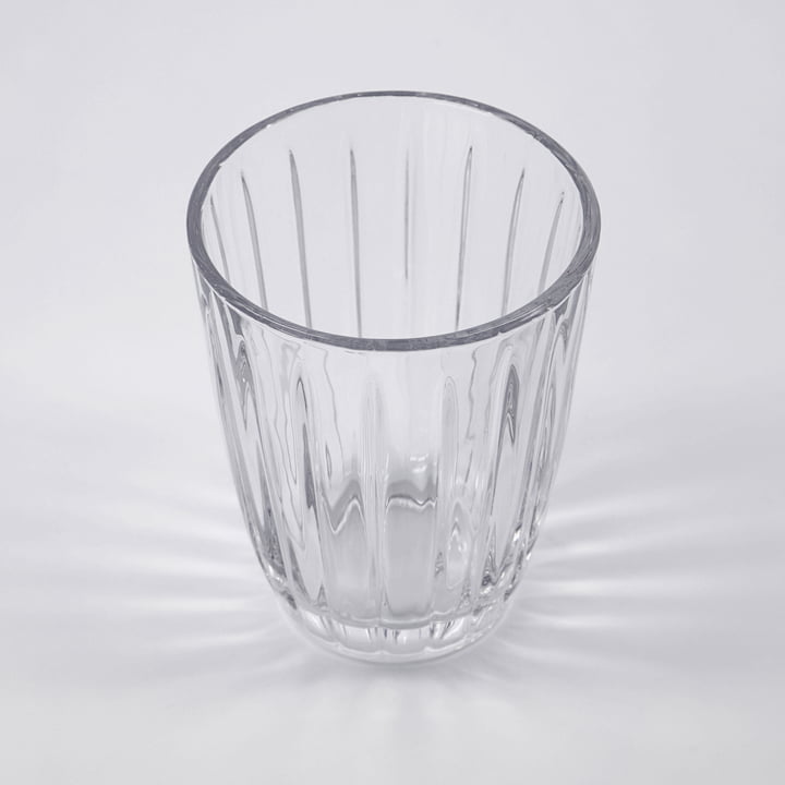 Groove Wasserglas, klar (4er-Set) von Nicolas Vahé