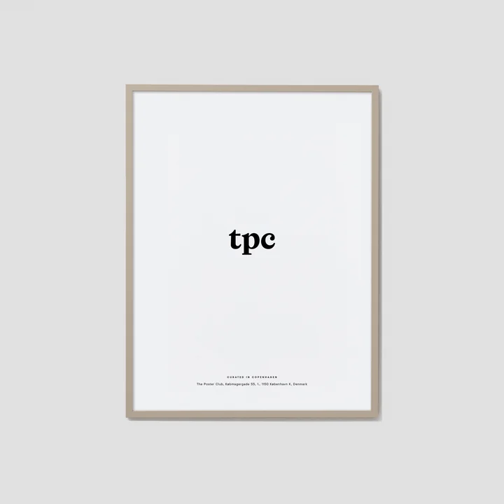 Bilderrahmen Eiche beige, Plexiglas für The Poster Club