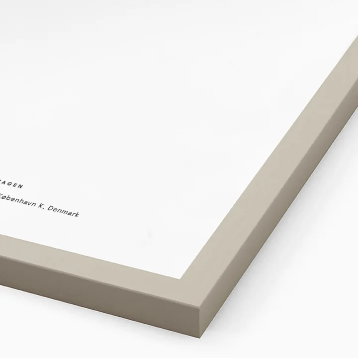 Bilderrahmen Eiche beige, Plexiglas für The Poster Club