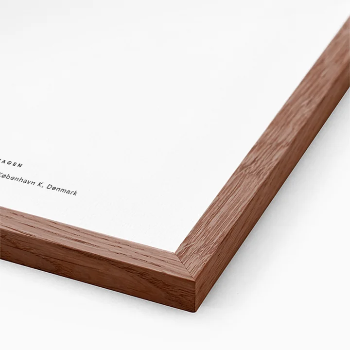 Bilderrahmen Eiche braun für The Poster Club