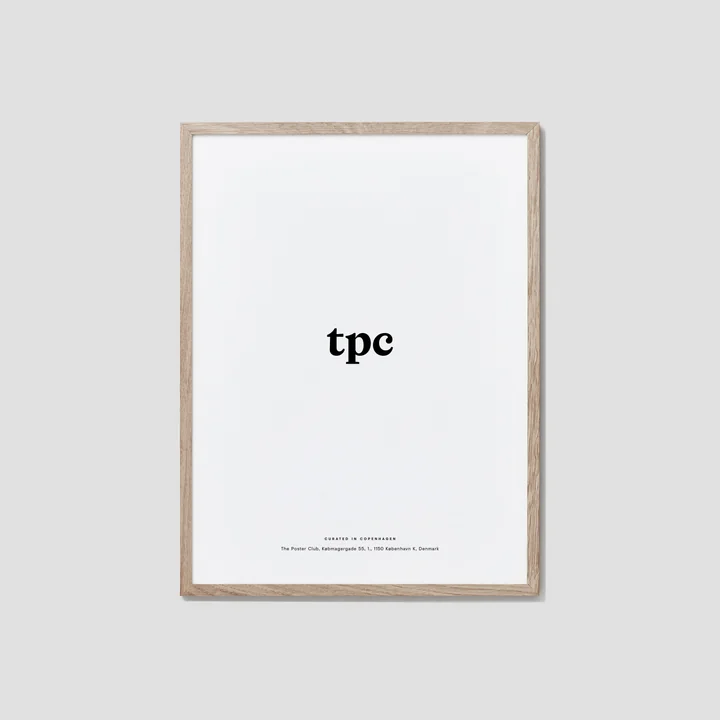 Bilderrahmen Eiche natur, Plexiglas für The Poster Club