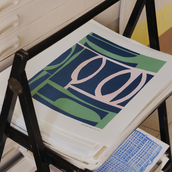 The Poster Club - Green House von Leise Dich Abrahamsen